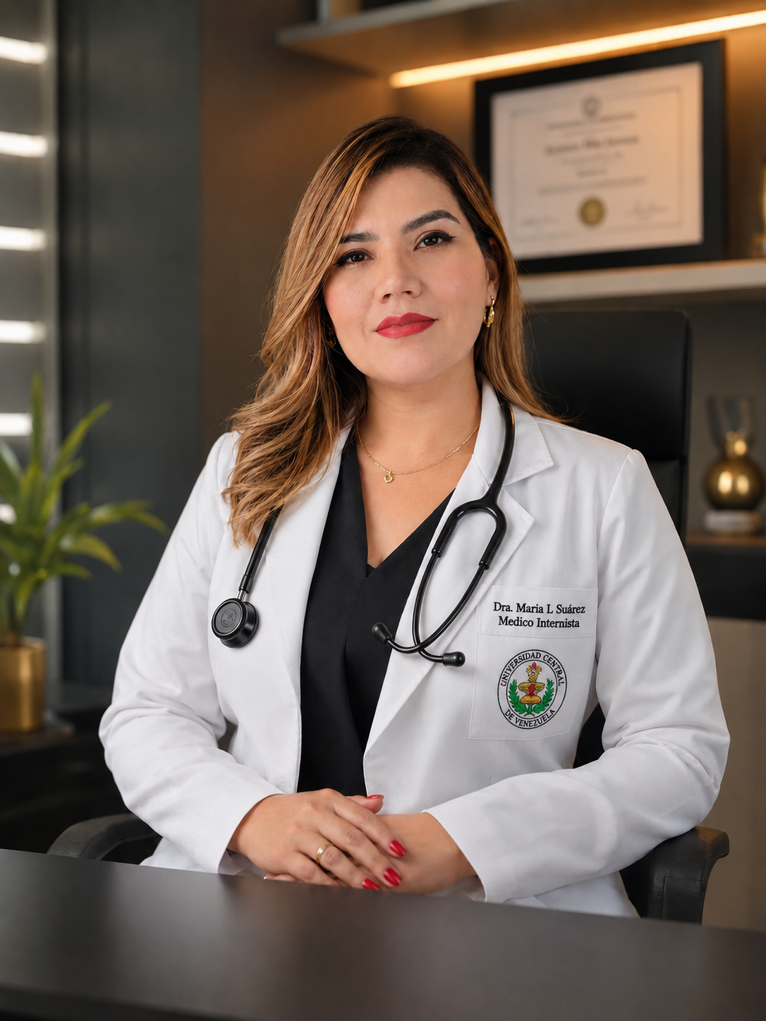 Médica internista en consulta privada